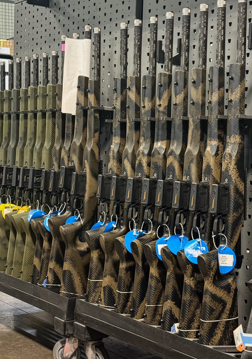 New builds hitting the shop floor just in time for crisp mornings and big game tags. 🏔️ 🍁