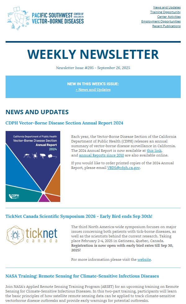 Read about new updates and other news highlighted in this week's PacVec Newsletter 09-26-2025: mailchi.mp/7b103bc2dba4/p…
