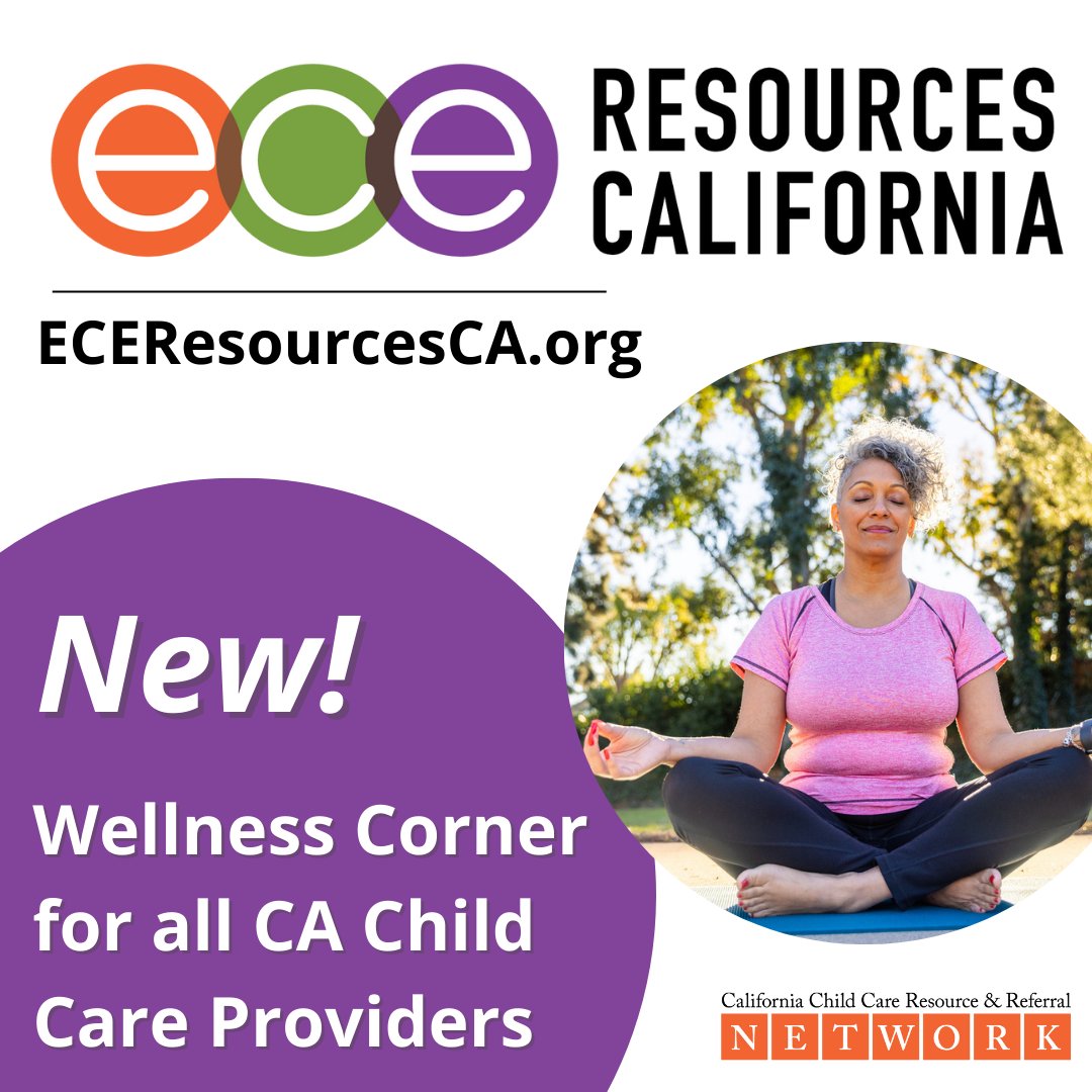 Do you need a break? We have a lot of simple resources ECE professionals can use to relax, recharge and reconnect.

FREE access to the ECE Resources California website is available for all California child care providers and R&amp;R Staff who are members of the Network.

Visit