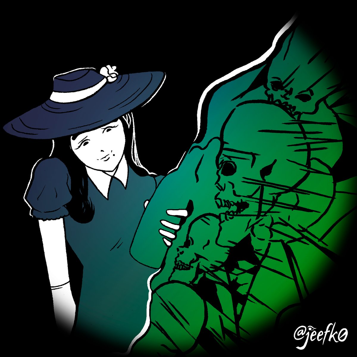 Jeefk0's tweet photo. (・👅・)⎠💚✨
Horror manga artist here, looking to join VGen... here's some of my work!
Pls send me a  #VGenCode ? https://t.co/NOWH6t7zC3