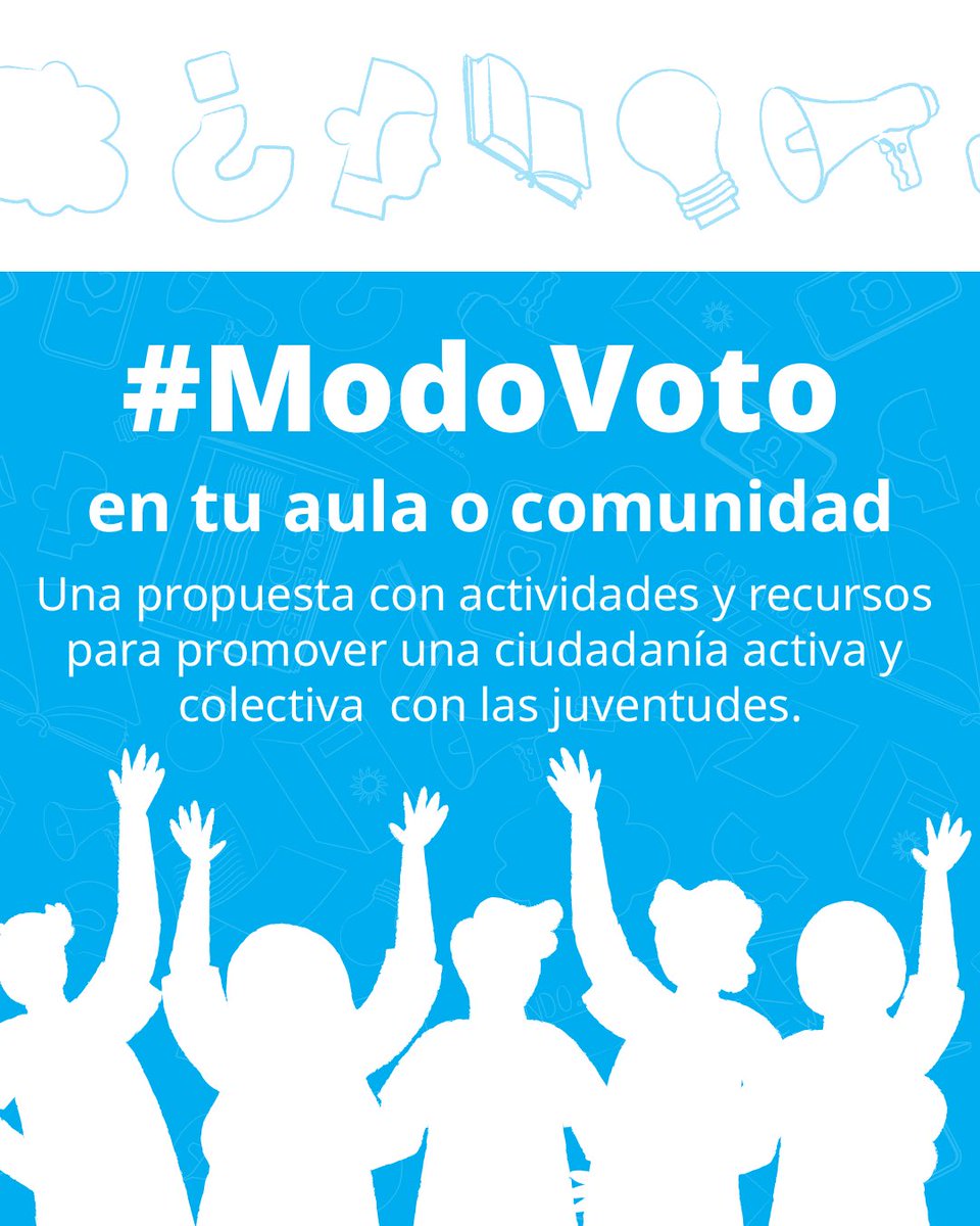 Sumando_arg's tweet image. 👩‍🏫 ¿Sos docente o trabajás con jóvenes?
🗳️ Con #ModoVoto tenés actividades listas para usar en el aula o en tu comunidad, pensadas para acercar a las juventudes a la democracia y al voto informado.
📚 Descargalo gratis acá 👉 unicef.org/argentina/info…
#Elecciones2025 #ModoVoto