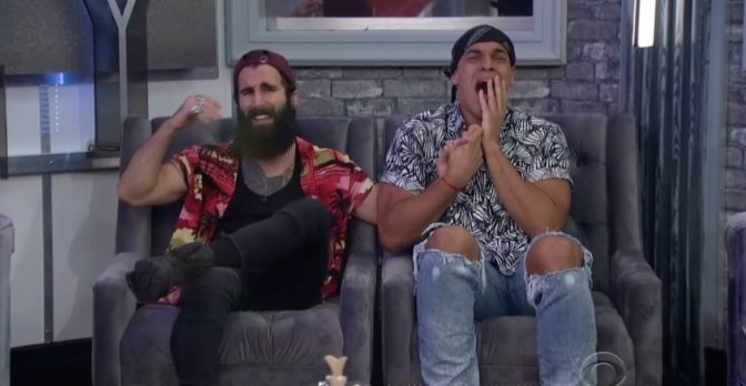 SportsNut8000's tweet photo. Vince on Sunday when Keanu casts the 4-3 vote to crown Ashley the winner of #bb27 https://t.co/u3ldxy2ZjB