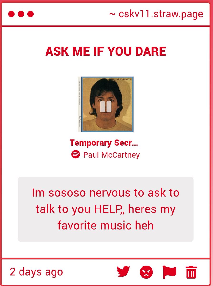 ADDED IT TO MY PLAYLIST
IT'S SO TICKLY

If we're moots youre free to dm me whenever you wish but I'm not very active here lately+Im very busy with college so i apologize in advance if I dont answer right away.

if we're not moots but you wanna talk to me tell me &amp; I'll moot u up