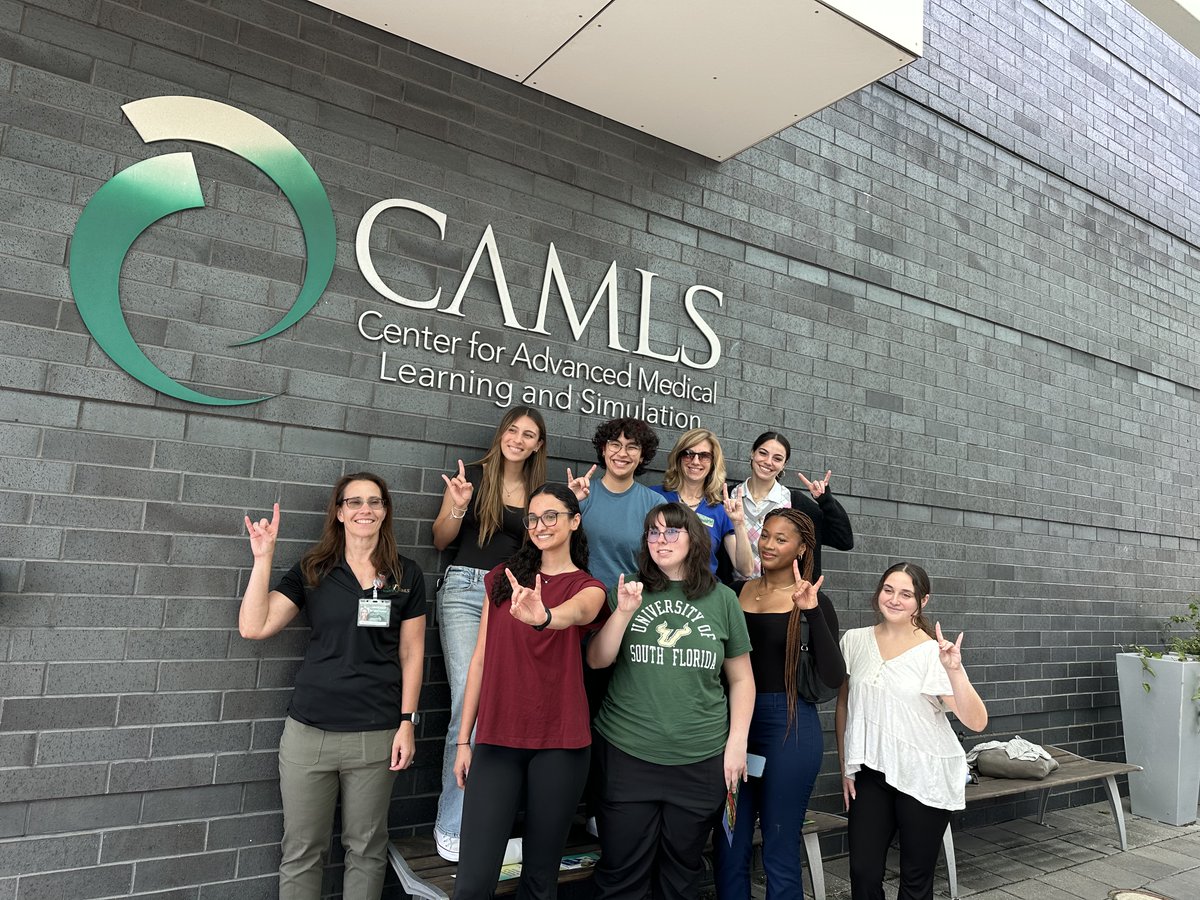 usfcoph's tweet image. Our Health Scholars explored the future of health care at @CAMLSTAMPA this week! 💡 Students tested advanced simulators, toured high-tech labs and discovered career paths in this fast-growing field of healthcare simulation.