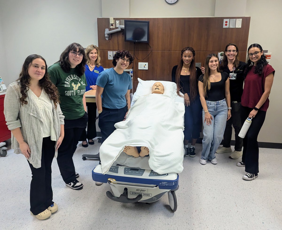 usfcoph's tweet image. Our Health Scholars explored the future of health care at @CAMLSTAMPA this week! 💡 Students tested advanced simulators, toured high-tech labs and discovered career paths in this fast-growing field of healthcare simulation.
