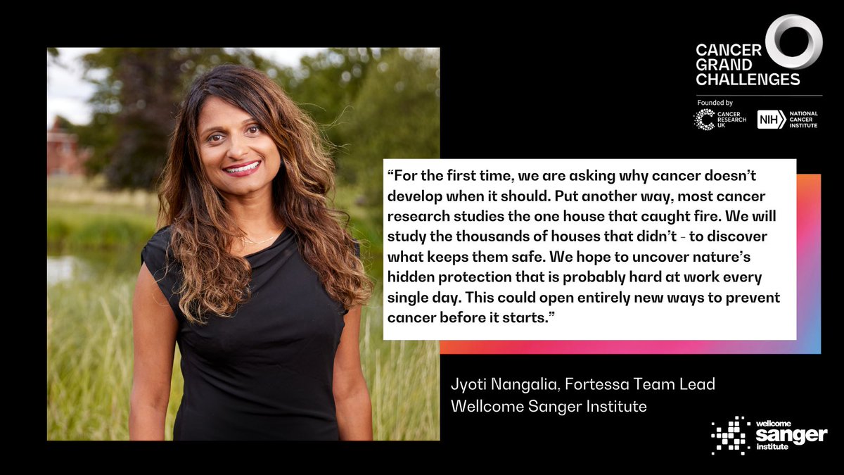 jyoti_nangalia's tweet image. Delighted that our team FORTESSA is a finalist for the @CancerGrand Challenge. @sangerinstitute @Cambridge_Uni