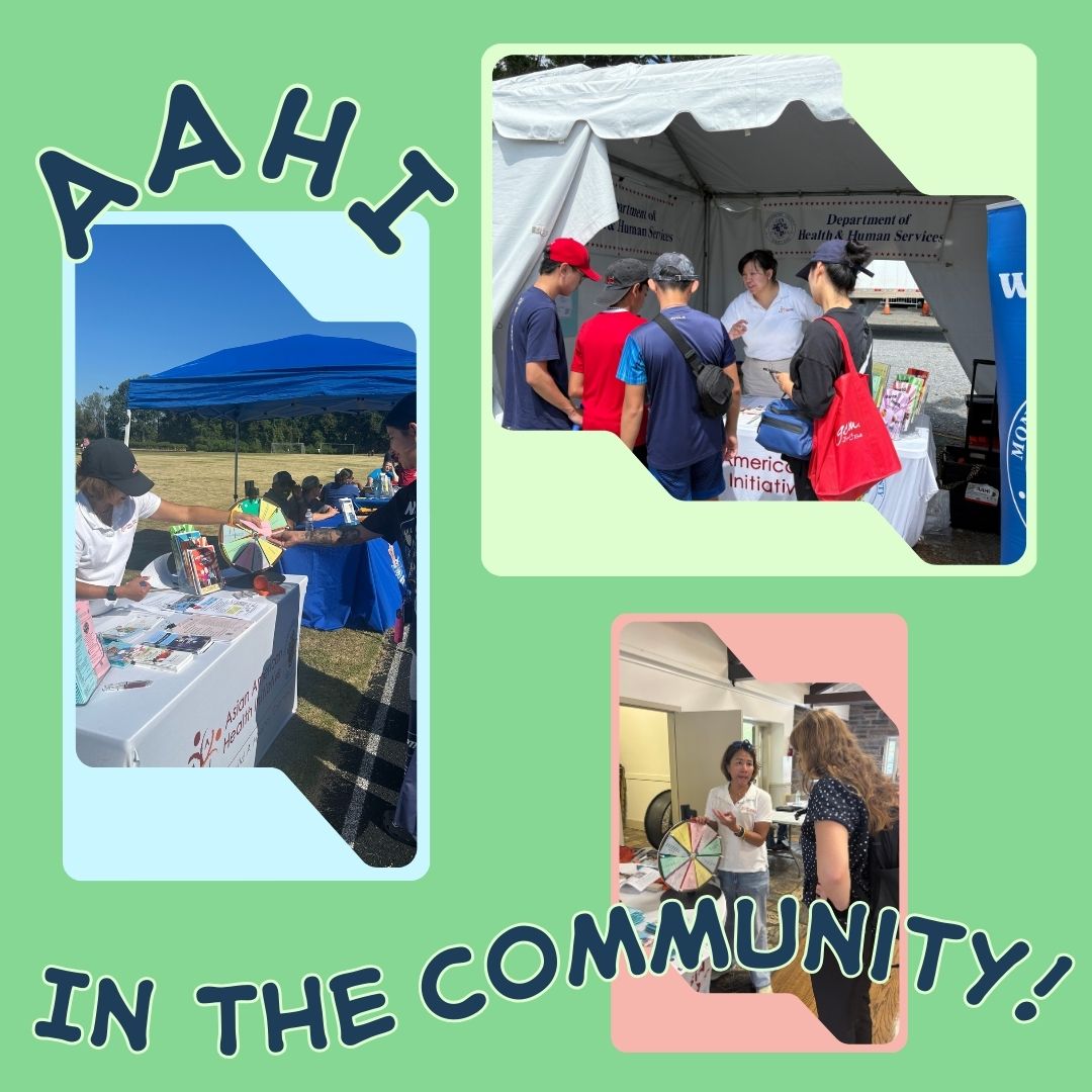 👀AAHI in action at outreach events! Visit our table at the next event and learn about valuable resources available in the County. We have digital resources too! aahiinfo.org/aahi-resources/.