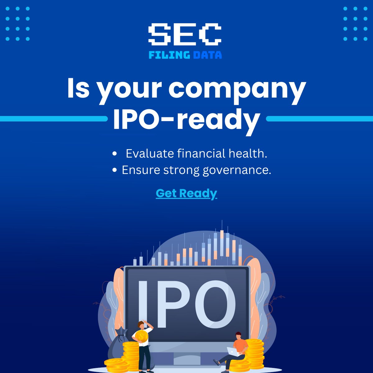 secfilingdata's tweet image. Is your company IPO-ready? Evaluate financial health and ensure strong governance. Get Ready: secfilingdata.com/how-does-a-com…

#IPOReady #FinancialHealth #CorporateGovernance #GoingPublic #BusinessPreparation #InvestmentStrategy #MarketReadiness