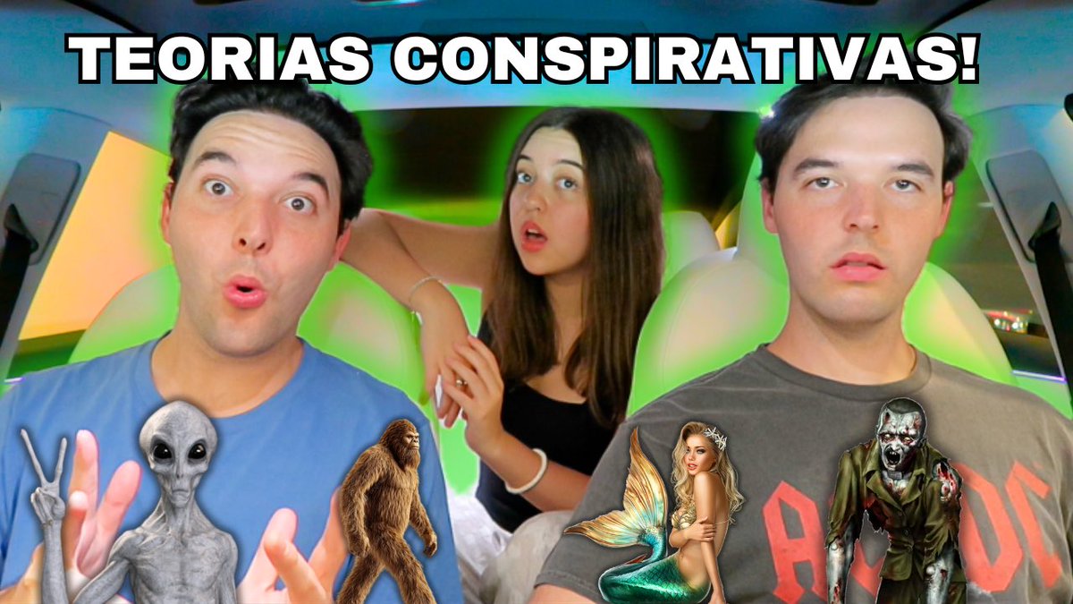ZOMBIES 🧟‍♂️ ALIENS 👽 SIRENAS 🧜🏻‍♀️ Y MÁS TEORÍAS CONSPIRATIVAS! 🚨⚠️ NUEVO VIDEO YA EN YOUTUBE! youtu.be/IOa2gzKRm9c?si…