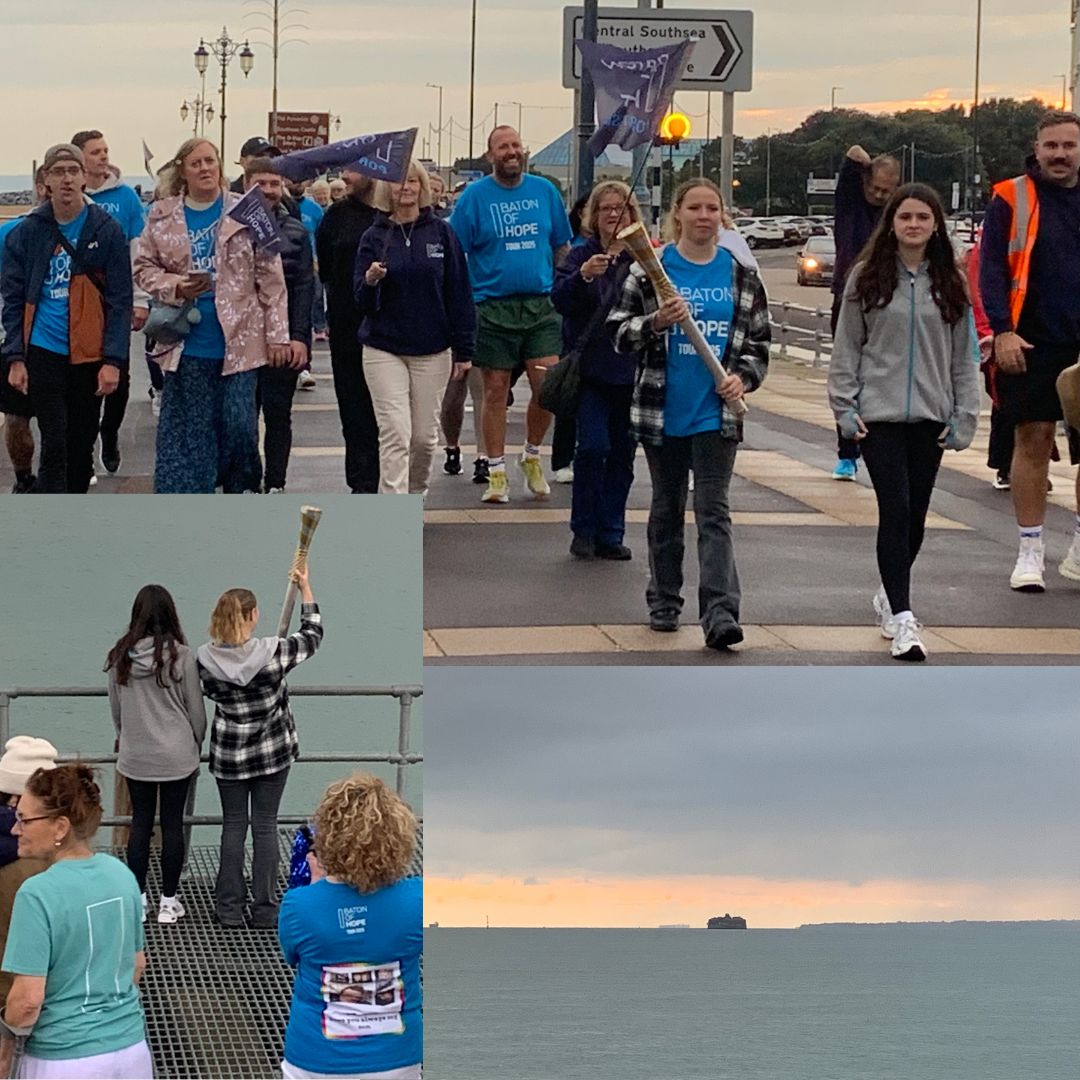 _AwarenessKey's tweet image. The Baton being carried at the last leg in Portsmouth today. A fanstastic day to remember those lost and raise awareness. Well done to everyone #batonofhope #portsmouth #raisingawareness
