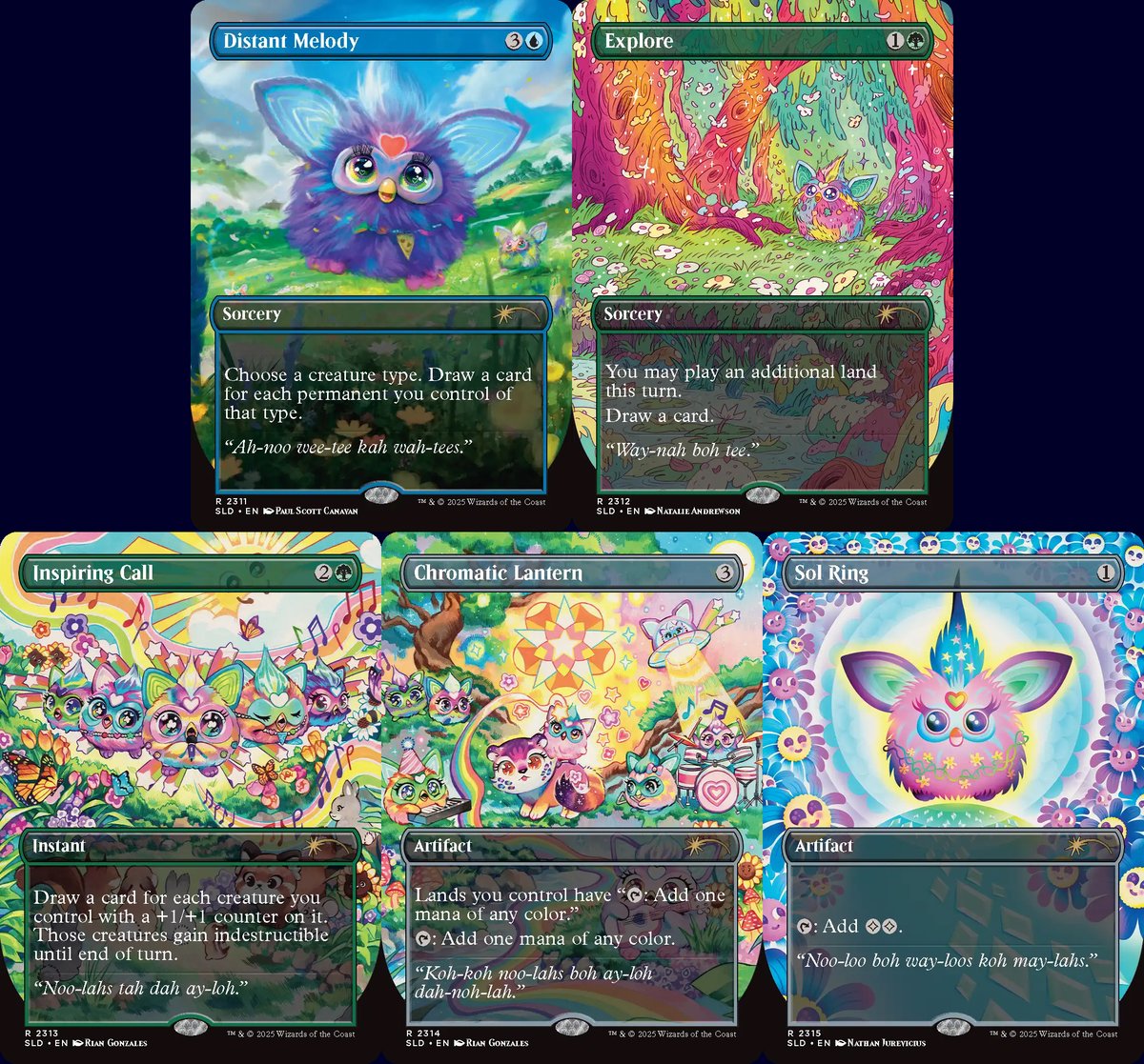 MTG Furby DOO-AY NOO-LAH Foil ファービー Secret Lair x Furby: Doo-ay Noo-lah​ | Secret Lair