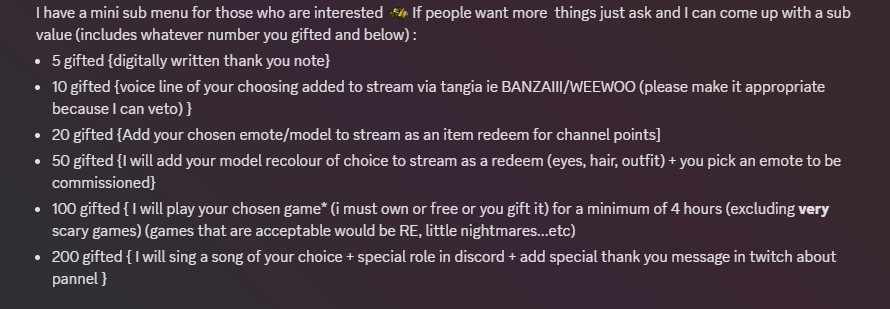 Hehe small subtember goals for the last few days <3