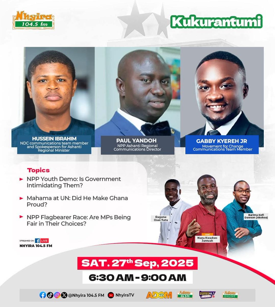 QUAQU_DAN's tweet image. Another neck pressing tomorrow...@_husseinibrahim . 
#AbanPapaAba #gyaigyimii #Adom1063fm #Nhyirafm1045 #tv3_ghana #JoyNewsOnTV