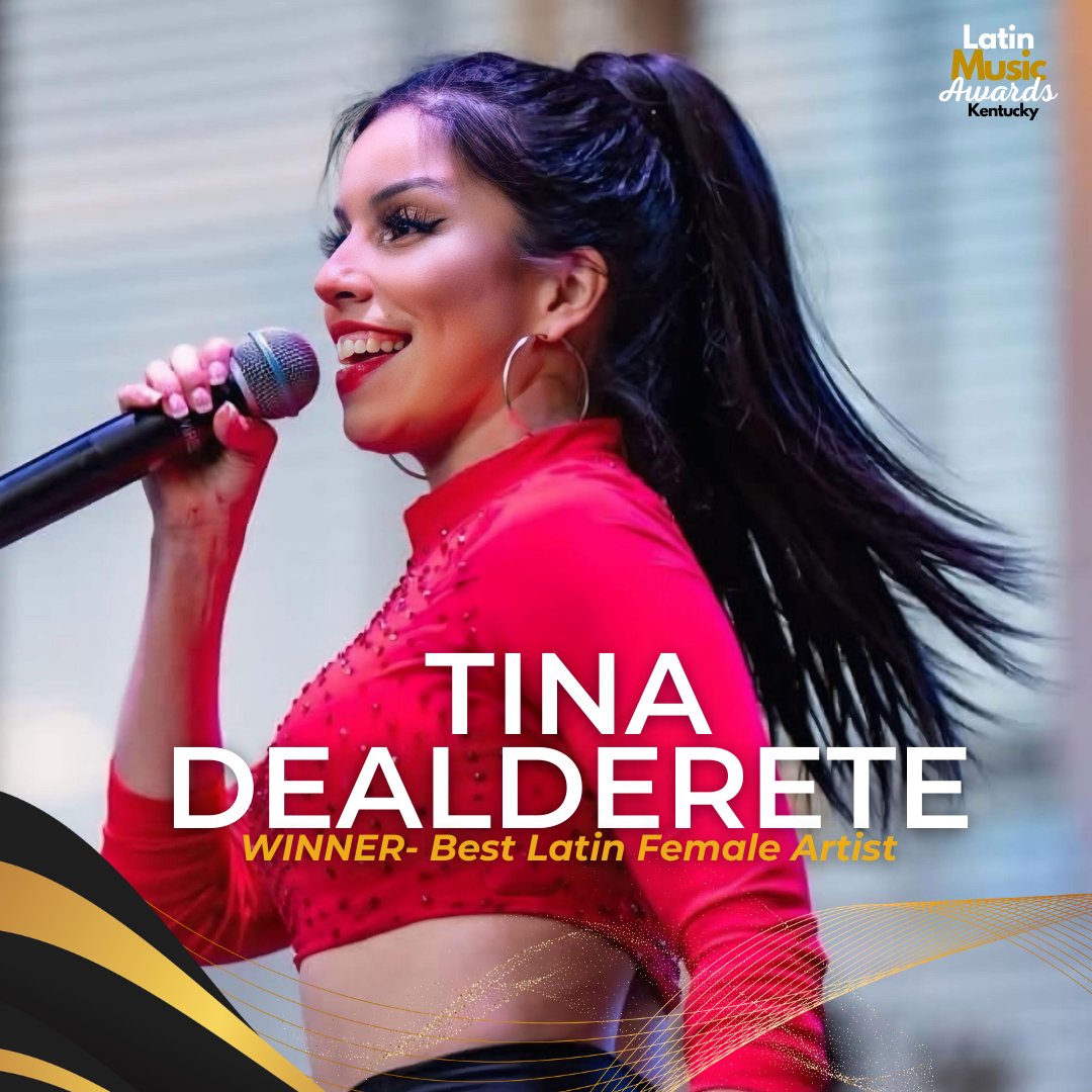 Congratulations Tina DeAlderete!

Felicidades to Tina DeAlderete for winning Best Latin Female Artist at the 7th Edition Latin Music Awards.

#LatinMusicAwards #7thEdition #Felicidades #TinadeAlderete #BestLatinFemaleArtist
