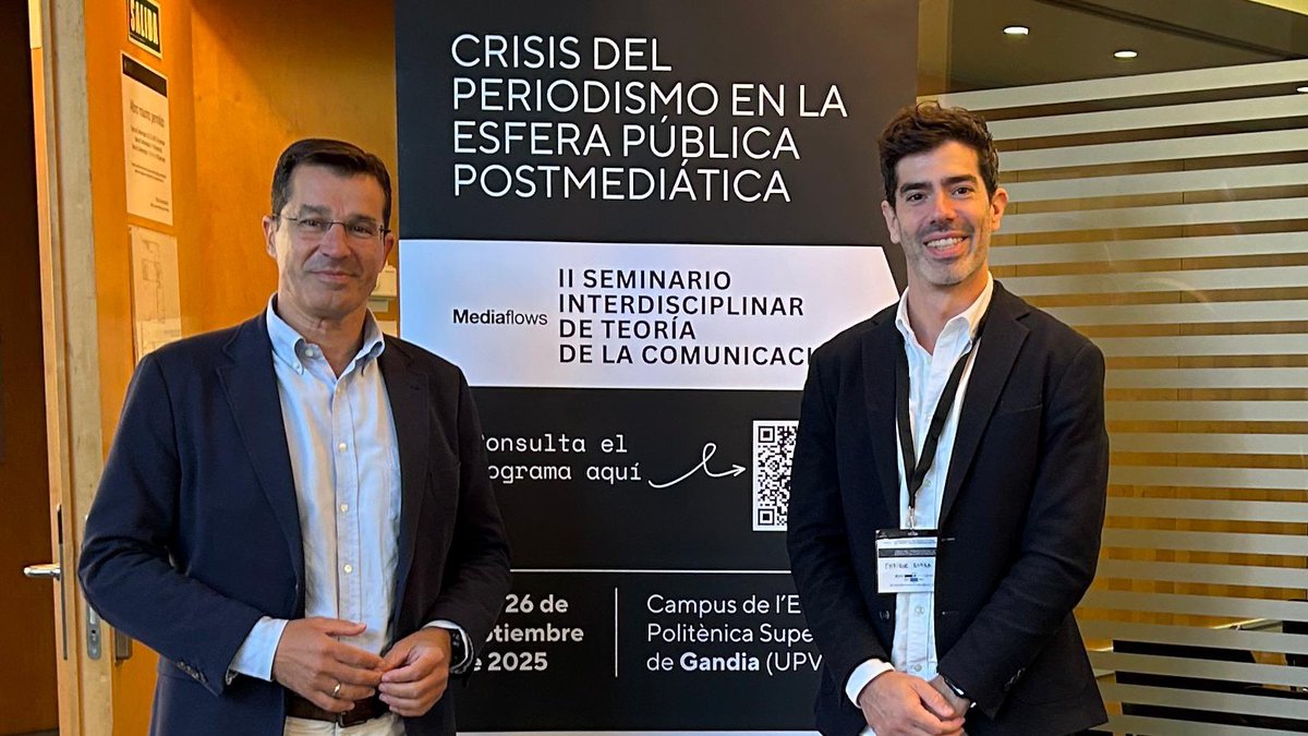 ¡Cómo se agradece espacios de reflexión, diálogo y comprensión entorno a la teoría de la comunicación como los que propicia <a href="/grupomediaflows/">Grupo Mediaflows</a>! Hoy he participado con <a href="/kikeborba/">KiKE BORBA</a> en el II seminario. Muchas gracias a los organizadores <a href="/breraca/">Daniel H. Cabrera</a> <a href="/llorager/">Germán Llorca Abad</a> y <a href="/GuillermoLPD/">Guillermo López</a>