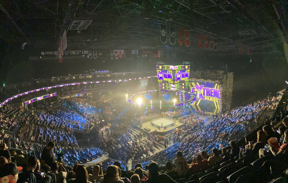 wwe_fan1997's tweet image. Went to my first @WWE PPV 4 years ago today with #wweextremerules #extremerules @NationwideArena