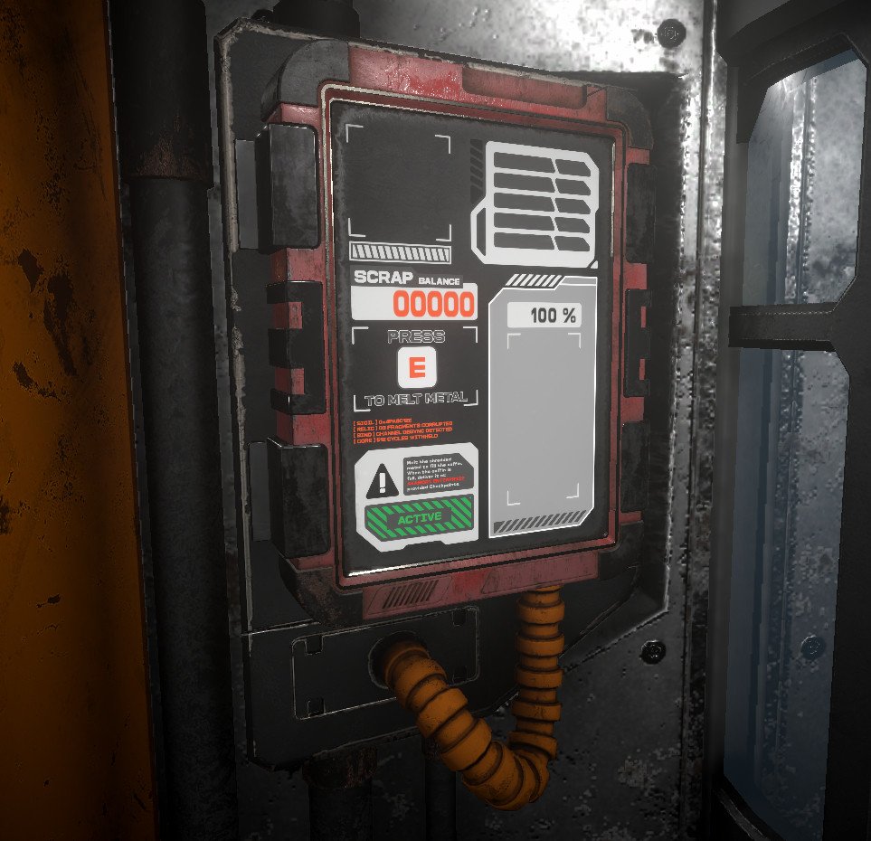 DevIrregular's tweet image. I started learning #affinitydesigner to create more interesting visual elements for my horror game 😎 Here is a little screenshot of a terminal that is displaying info about shredded items. What do you think? (WIP!) #gamedev #unity3d #indiegamedev #b3d