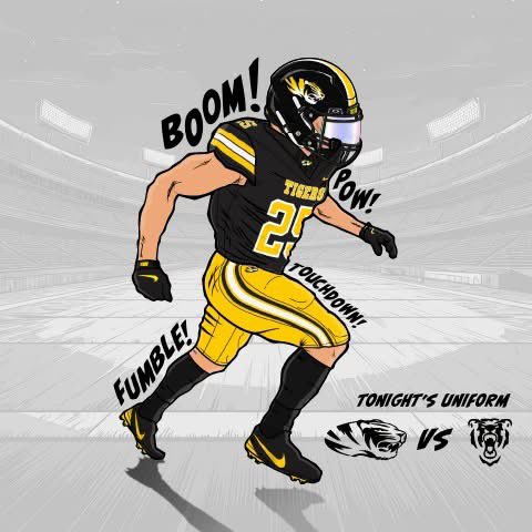 Tonight's Uniform Combination 
⚫️Black Lids 
⚫️Black Jerseys
🟡Gold Pants 
#TigersFootball 
#FearTheRoar