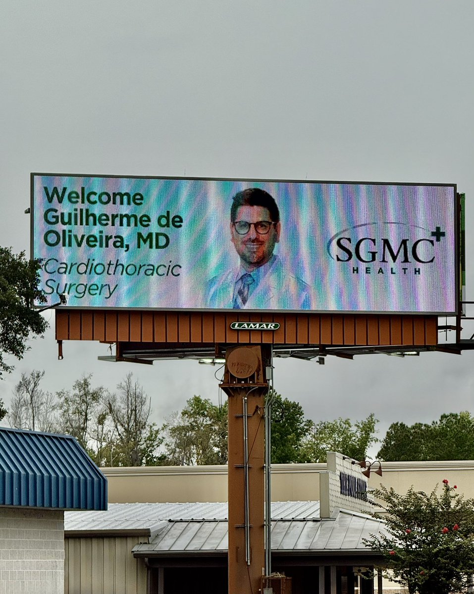 Guilherme C. de Oliveira, MD (@gui_oliveiramd) on Twitter photo Not featured in buses and airports like <a href="/GustavoOderich/">Gustavo Oderich</a> but got my spot in a billboard 😅 1st month at #SGMC, 22 Heart and lung surgeries performed and many patients seen! Great team and partners! 👊🏼👊🏼 Not featured in buses and airports like <a href="/GustavoOderich/">Gustavo Oderich</a> but got my spot in a billboard 😅 1st month at #SGMC, 22 Heart and lung surgeries performed and many patients seen! Great team and partners! 👊🏼👊🏼