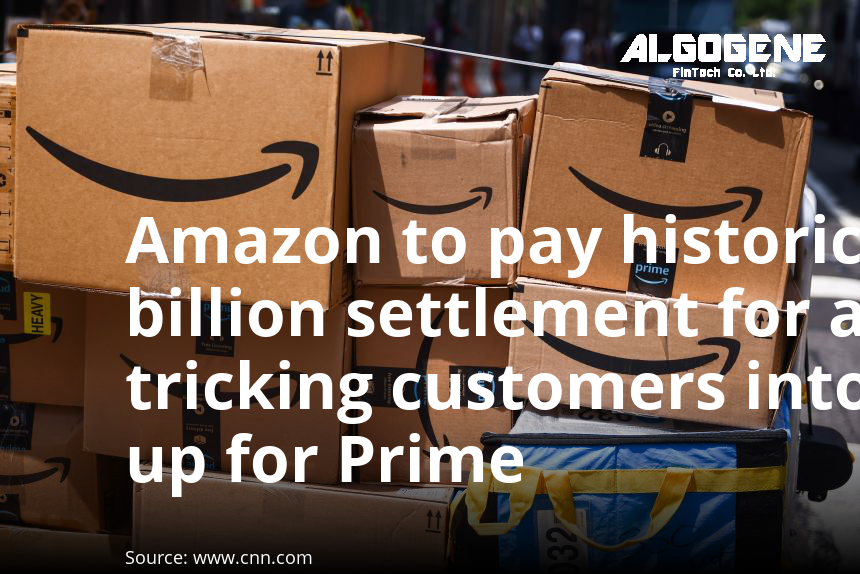 ALGOGENE_'s tweet photo. 🌍💹 Amazon to pay historic $2.5 billion settlement for allegedly tricking customers into signing up for Prime. Continue reading 👉https://t.co/PCv6bd6NjA
#ALGOGENE #BreakingNews #AmazonPrimeSettlement #FTCComplaint #ConsumerProtection #SubscriptionTraps https://t.co/EZtu80Gp4O