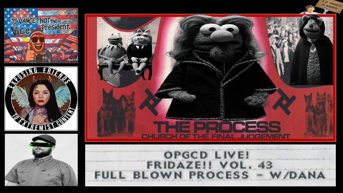 OperationGCD's tweet image. Join me tonight at 930pm EST to get a lil GCD!!
OpGCD Live! Fridaze!! A weekly roundtable discussion of "conspiracy culture" & HIGH-weirdness...
This week...go'n full blown Process!
w/@RiseToLiberty & @DanaDooDah
Tonight at 930pm EST!
linktr.ee/operationgcd