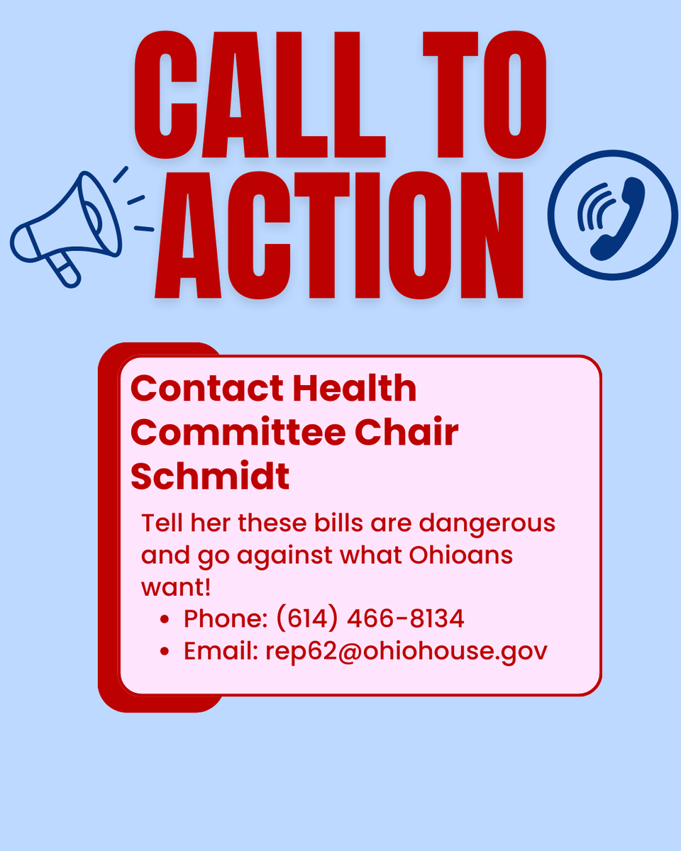 HB347 and HB324 are designed to hurt women because they are based on misinformation and propaganda. They also ignore the will of Ohioans who overwhelmingly support reproductive rights. #reprorights #abortion #prochoice