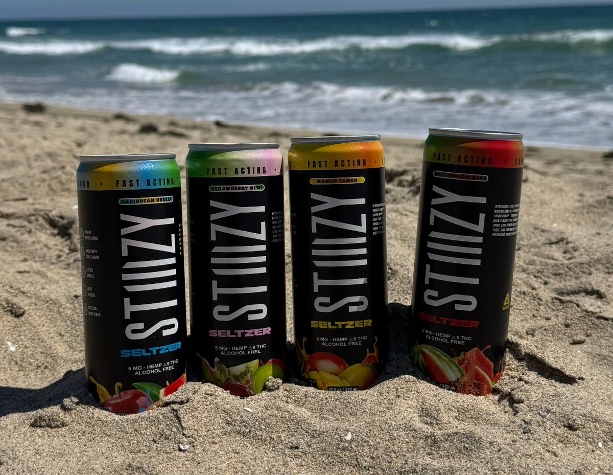 Beach day checklist:

☑️ SPF
☑️ <a href="/stiiizydrinks/">STIIIZY DRINKS 🫧</a> THC seltzer
☑️ Hearing the waves whisper “damn u lit” after 10 mins