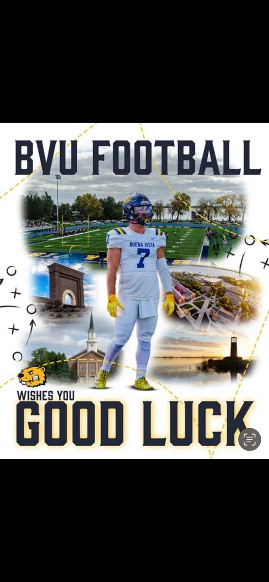 Thank you <a href="/Coach_Dickinson/">Austin Dickinson</a> <a href="/BVUFootball/">Beaver Football</a> <a href="/BVUAthletics/">Beaver Athletics</a>