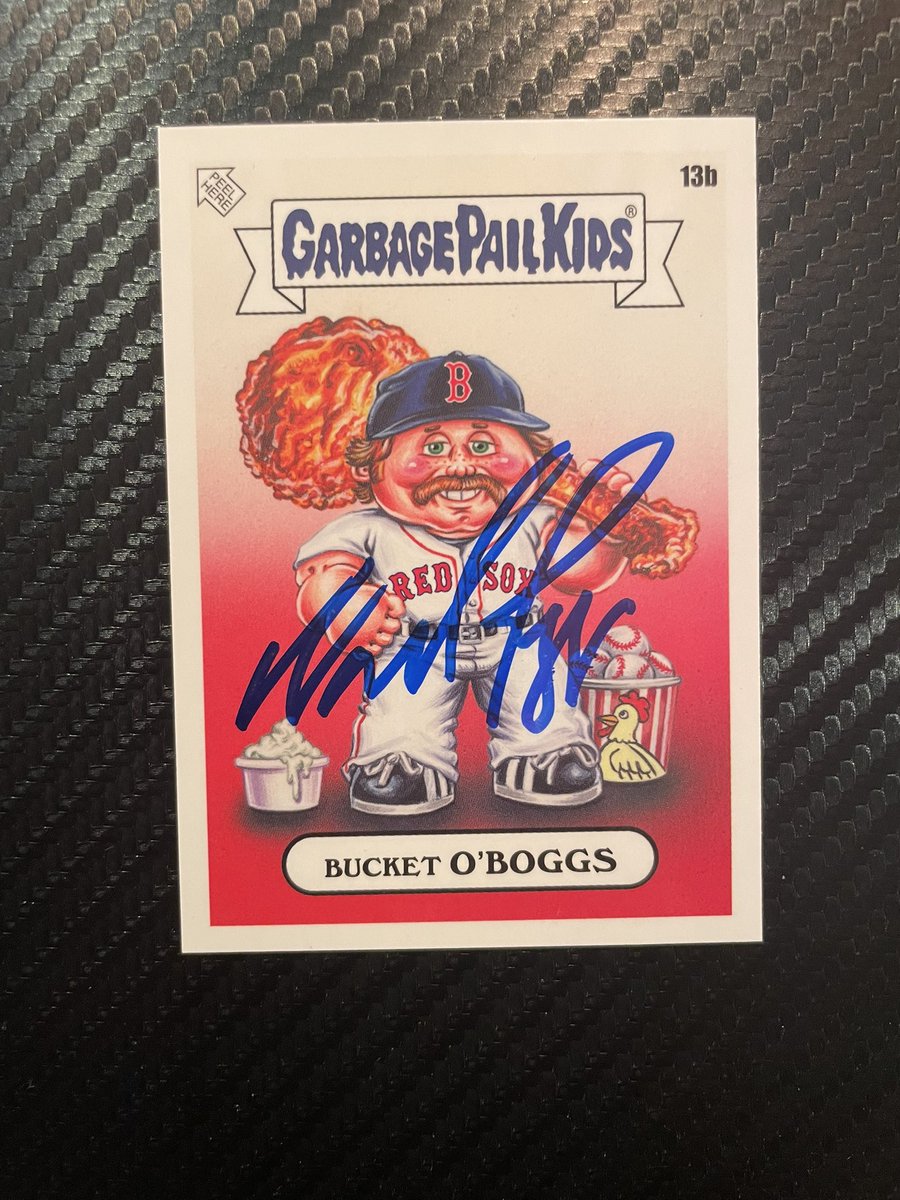 Januskiewicz's tweet image. Chicken scratched! Thanks @ChickenMan3010 #GPK #WadeBoggs #ClassAct #Honored