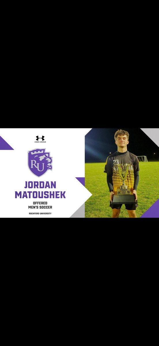 After a great talk with Coach Higgins, I'm honored and grateful to have received an offer from Rockford University! <a href="/RUMenSoccer/">Rockford University Men's Soccer</a> <a href="/RockfordRegents/">Rockford Athletics</a> 
#classof2026 #offer #blessed