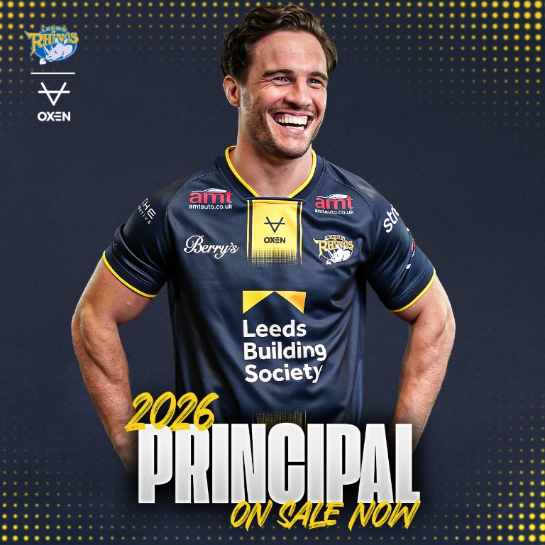 🏉 Heading to Headingley?

Don't forget to drop in to the stadium store to check out the brand new Rhinos' 2026 Principle kit ahead of the big match.

#LeedsRhinos #Rhinos #Leeds #Oxen #OxenSports