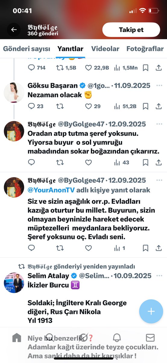 bynegme's tweet photo. @ByGolgee47 @AsliAyDincer Zarif ve edeplikten bahsetmişken https://t.co/r7T1BoUTQ3