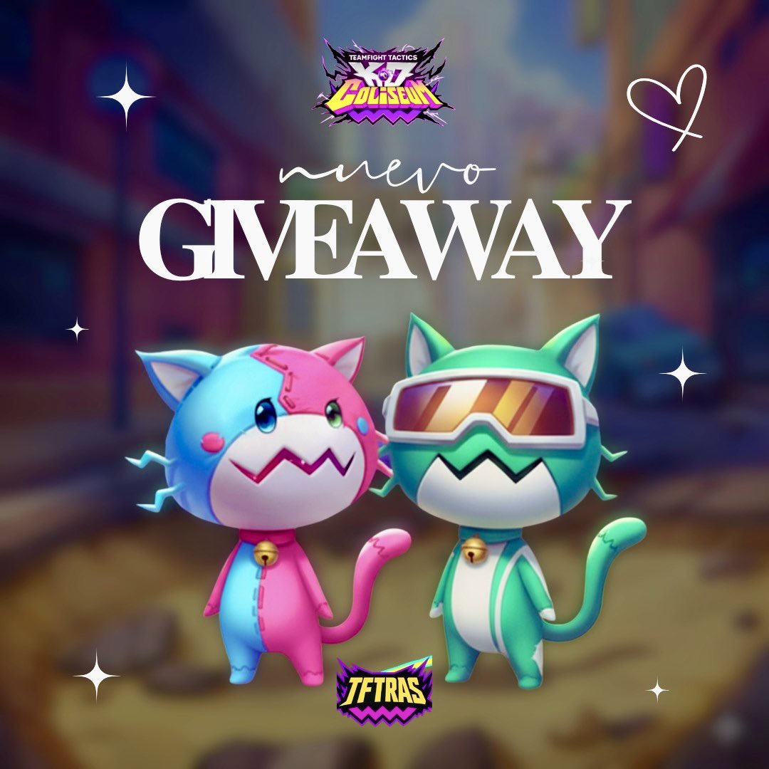 ✨SORTEAMOS 4 WHISKER✨

Para participar:

♥️ Like
🔄 RT
✏️ Etiqueta a 2 amistades 
✅ Sigue a <a href="/TFT_ras/">TFTras</a> y únete al club ….teamfighttactics.leagueoflegends.com/club/tftras/aQ…

Termina el 29/09/25 ⏳