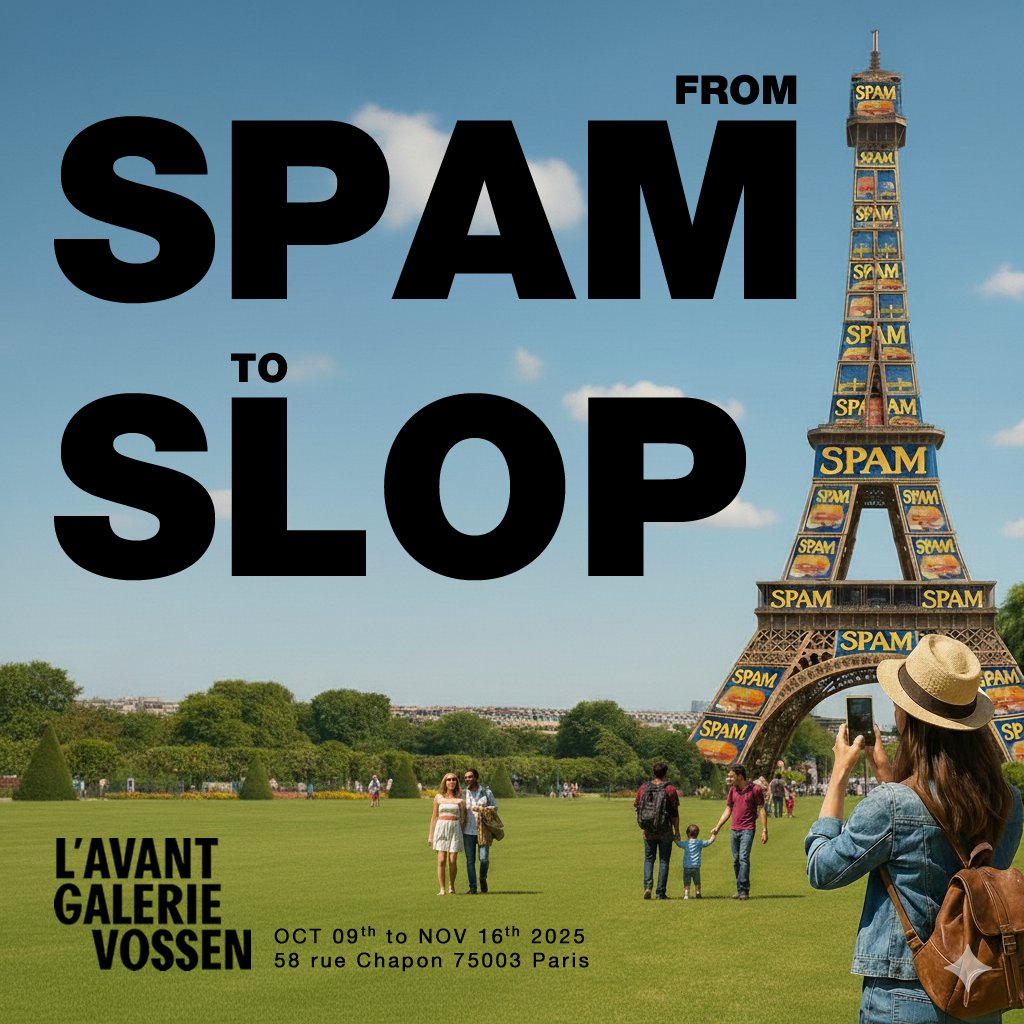 Ferris Bullish π½π NFT.NYC 2025 (@ferris_bullish) on Twitter photo from SPAM to SLOP
FREE #SpamArt flyers on <a href="/zero________one/">zeroone πΊ</a> 
zeroone.art/artwork/from-s⦠from SPAM to SLOP
FREE #SpamArt flyers on <a href="/zero________one/">zeroone πΊ</a> 
zeroone.art/artwork/from-sβ¦