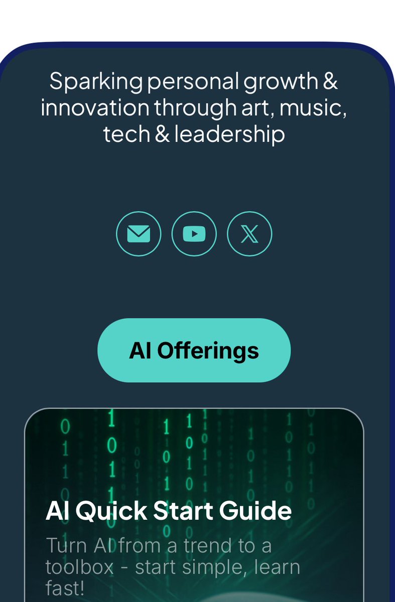 Phrenetic Clay (@phreneticclay) on Twitter photo Yo! Weekend discount on my AI quick start guide in my <a href="/stanforcreators/">Stan.Store</a> store!
I put a lot of thought into a practical guide for anyone to get started using AI, such as ChatGPT.
Let me know if you pick it up & what you think about it ❤️🔥
See link in bio😎 Yo! Weekend discount on my AI quick start guide in my <a href="/stanforcreators/">Stan.Store</a> store!
I put a lot of thought into a practical guide for anyone to get started using AI, such as ChatGPT.
Let me know if you pick it up & what you think about it ❤️🔥
See link in bio😎