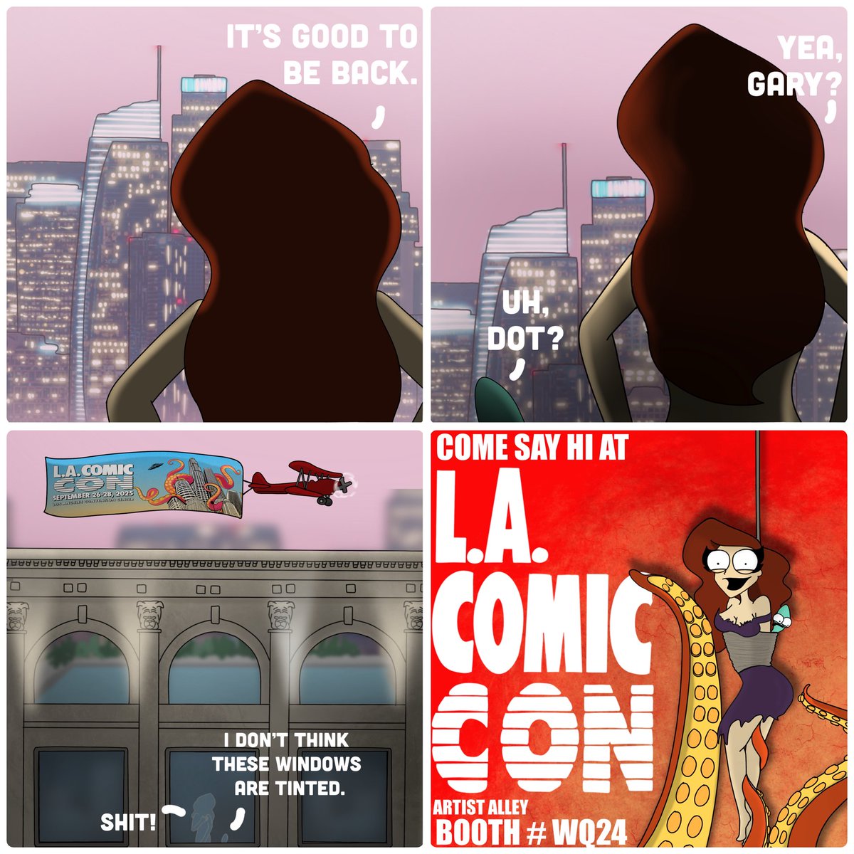 PLEASE COME SAY HI TO ME AT LA COMIC CON THIS WEEKEND! 
(Artist Alley Booth WQ24 , West Hall ) ❤️✨