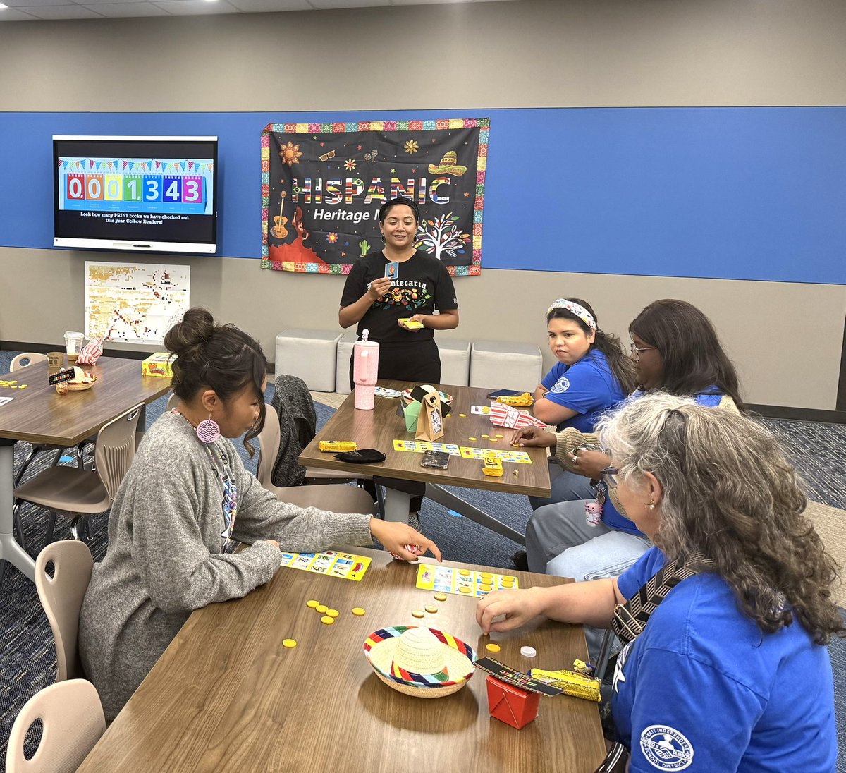 F. Fernandez (@libraryge) on Twitter photo Loteria in the Library with snacks provided by PTA! #HispanicHeritageMonth <a href="/Golbowtweets/">Golbowtweets</a> <a href="/katy_libraries/">Katy ISD Libraries</a> <a href="/GolbowPTA/">Golbow Elementary PTA</a> Loteria in the Library with snacks provided by PTA! #HispanicHeritageMonth <a href="/Golbowtweets/">Golbowtweets</a> <a href="/katy_libraries/">Katy ISD Libraries</a> <a href="/GolbowPTA/">Golbow Elementary PTA</a>