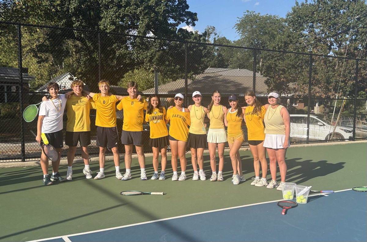 OHS tennis is getting ready for homecoming with their annual BLUE and GOLD day! This is a fun day that brings together both the Jacks and Jills for games, competition and prizes. Go Oakwood!