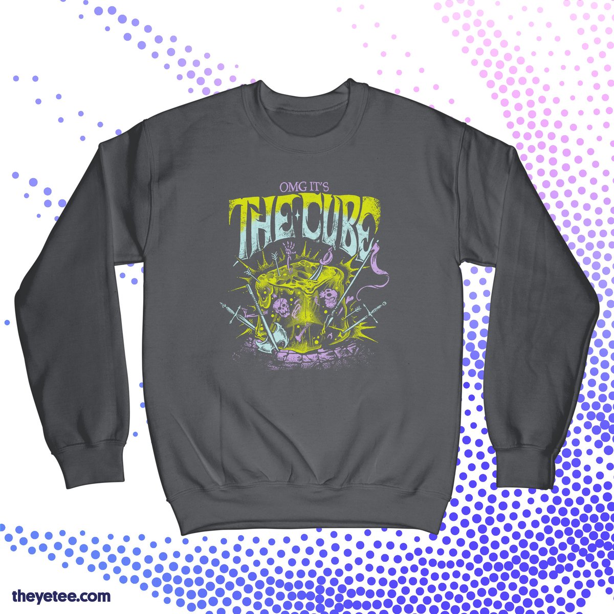 「No one can defeat… THE CUBE! Designed by」|The Yetee 🌈のイラスト