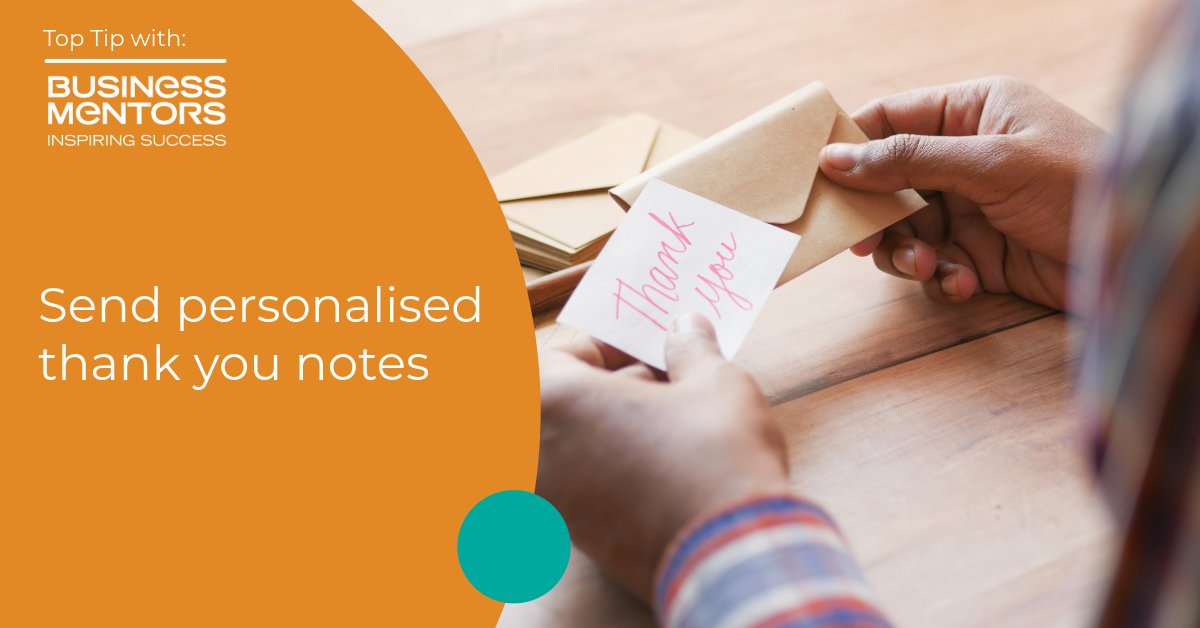 A simple, thoughtful message can show you value your customers and helps create a connection that goes beyond the transaction. Sending personalised thank you notes is an easy way to build loyalty, encourage repeat visits, and leave a lasting positive impression. #TopTip
