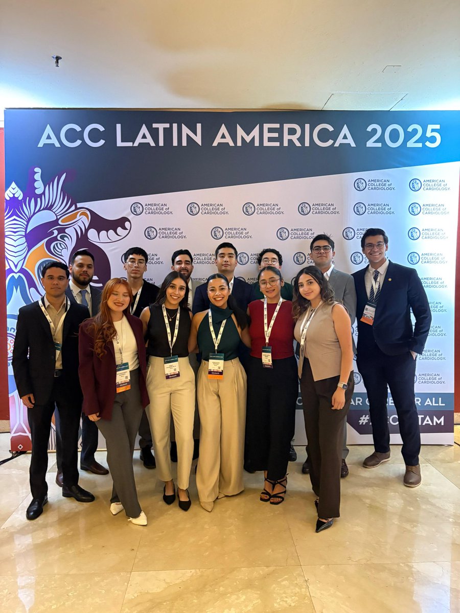 MDAdolfoCald's tweet photo. Last weekend, I had the pleasure of presenting 1 oral presentation and 3 posters at the American College of Cardiology Latin America congress in Mexico City 🫀🩺
It was an honor representing my institution in a international congress 🫀🩺
#Cardiology #LatinAmerica #ResearchConf https://t.co/hFoWsERoKX