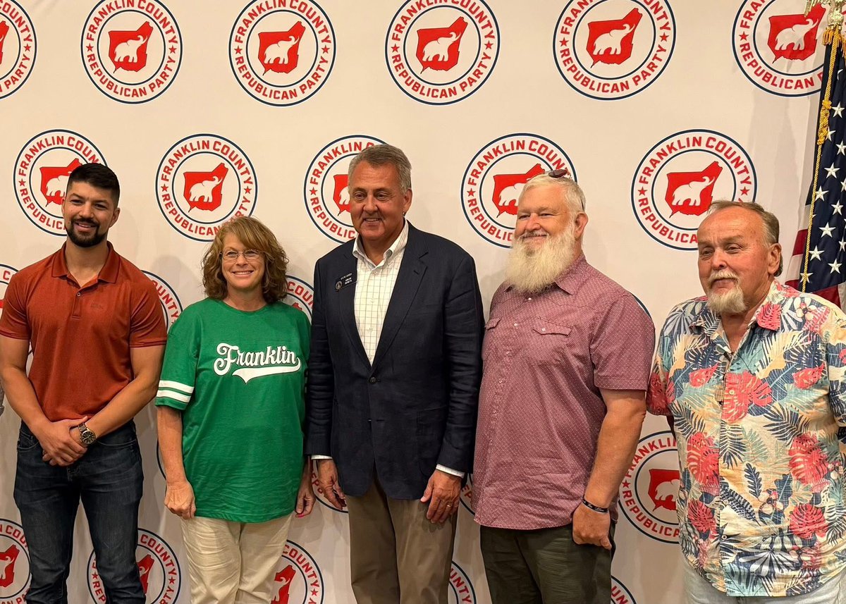 GoochForGeorgia's tweet image. I don&apos;t fit in well at the country club or on private jets. But I&apos;m right at home with patriots like my friends at Franklin County GOP. Thanks y&apos;all for asking me to share my plan to protect our families and crush the woke left once and for all as Lt. Governor! #gapol