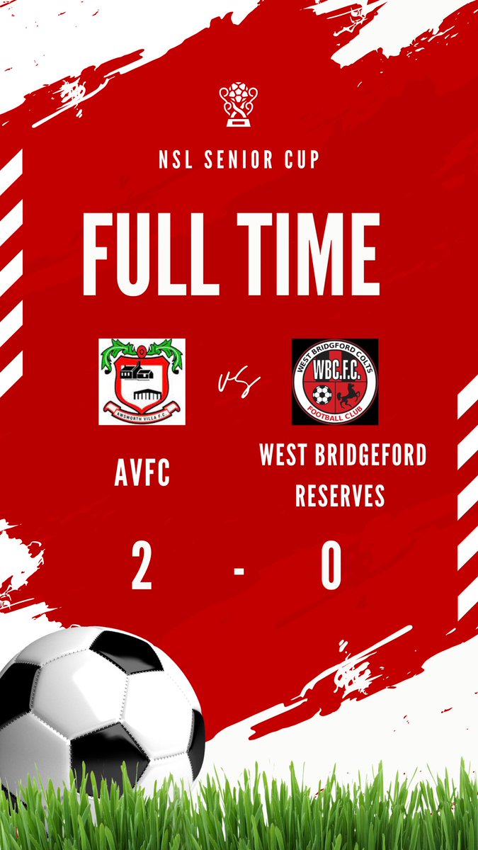 Full time in the cup and we’re through to the next round with a 2-0 win on the road 🔴⚪️

⚽️ Josh Rae
⚽️ Ethan Shipstone