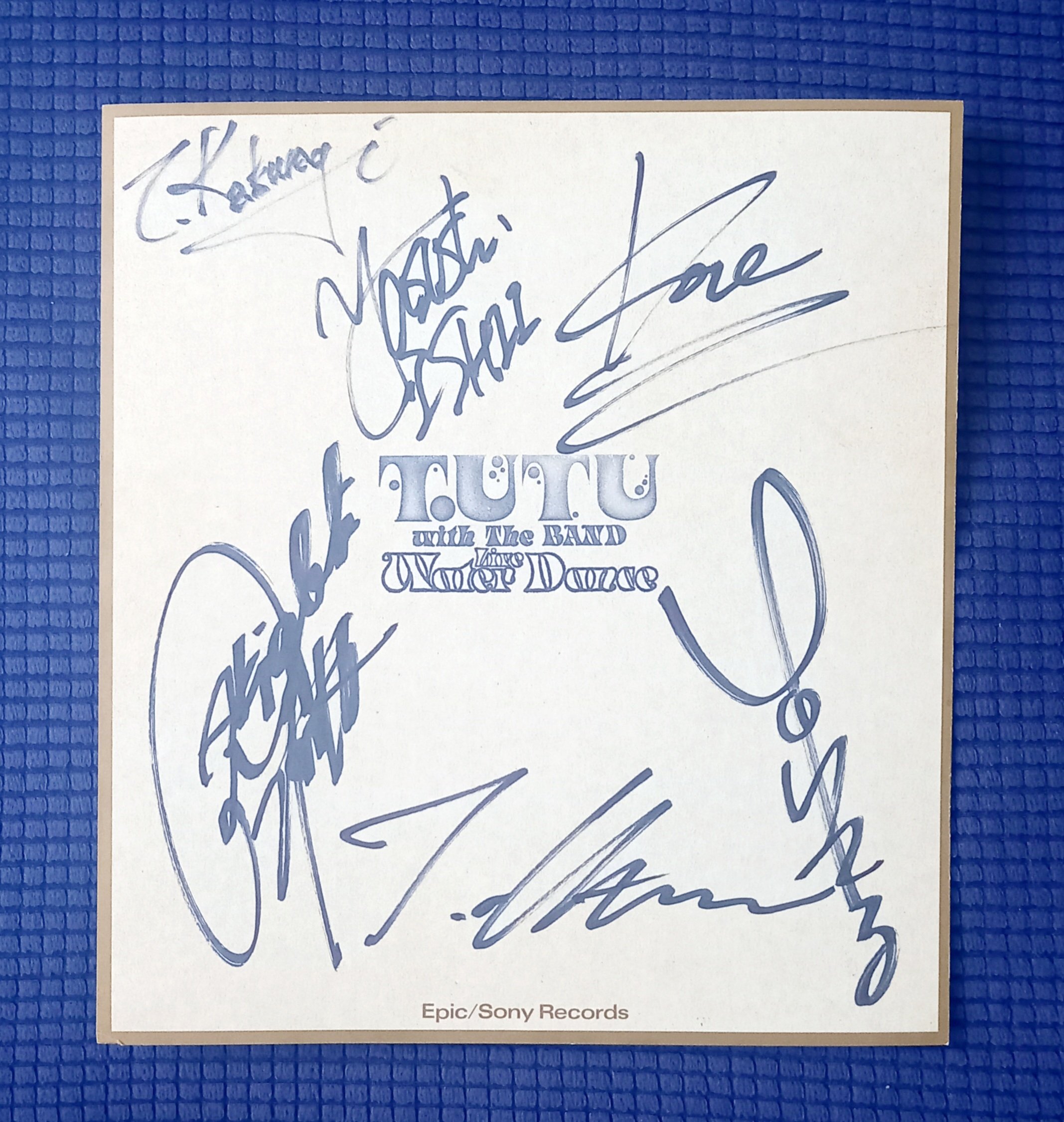 [貴重] KUWATA BAND サイン色紙 貴重] KUWATA BAND サイン色紙 貴重] KUWATA BAND サイン色紙