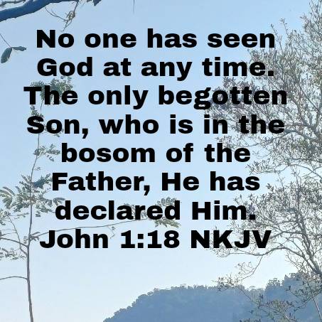 To know the Father, we have to first know Jesus. Jesus helps us understand and prepare ourselves for life everlasting.
He is living water.