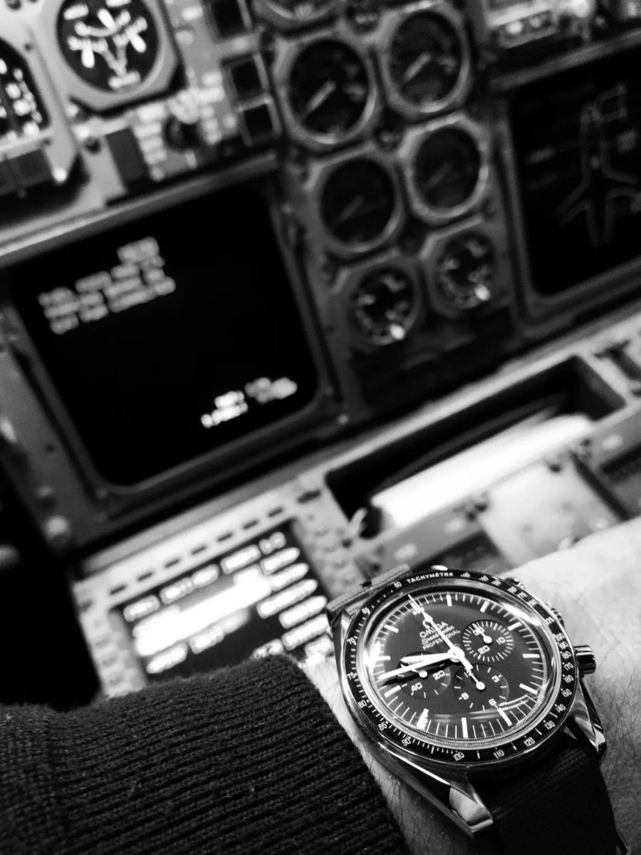 omegaforums's tweet photo. #Cockpit view with the #Omega #Speedmaster Pro #Moonwatch on strap, one of many #Speedys working in the skies by #Omegaforums member Jeta1
https://t.co/aeervyAWnh https://t.co/rCOiYpjatn