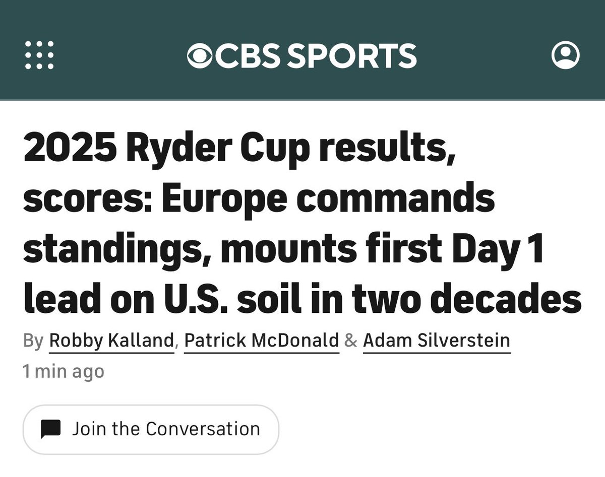 Can Trump please not go to the Ryder Cup tomorrow? Thank you.