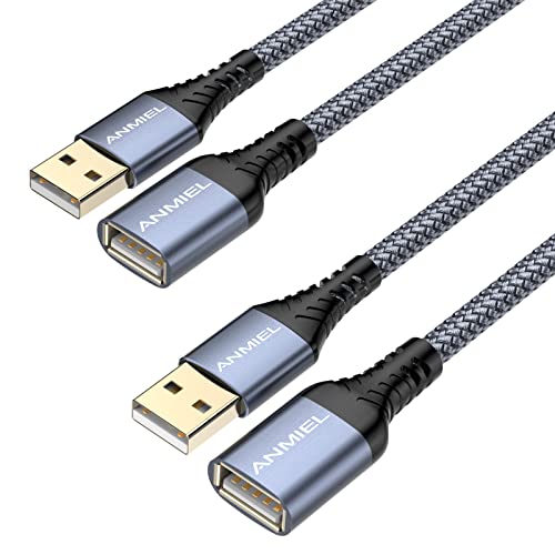 I just received ANMIEL 2 Pack 10FT+10FT USB Extension Cable, USB A Male to Female Extension Cord Durable Material Data Transfer Compatible with Printer,USB Keyboard,Flash Drive,Hard Drive, from azzaannem via Throne. Thank you! throne.com/dheitiplays #Wishlist #Throne