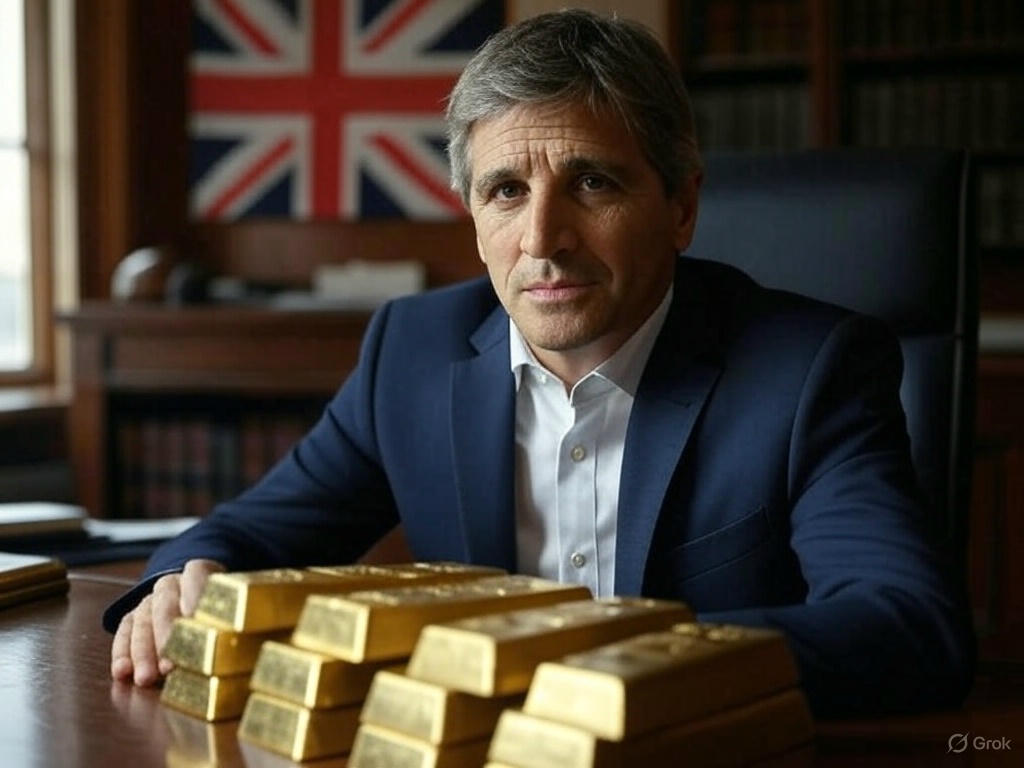 🚨 URGENTE / La Inspección General de Justicia acaba de intimar a Javier Milei y Luis Caputo a que informen a dónde está el oro del Banco Central que fugaron.