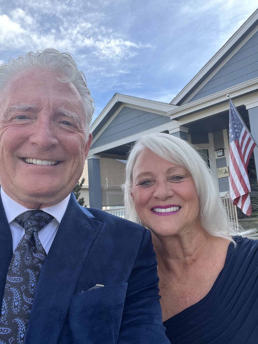 First time wearing a tie since I retired in December! 
We are co-emcees for the Treeline Pass Gala tonight.
They provide services for young adults on the Autism Spectrum .